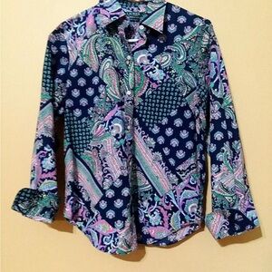 Ralph Lauren Multicolor Paisley Women’s Shirt